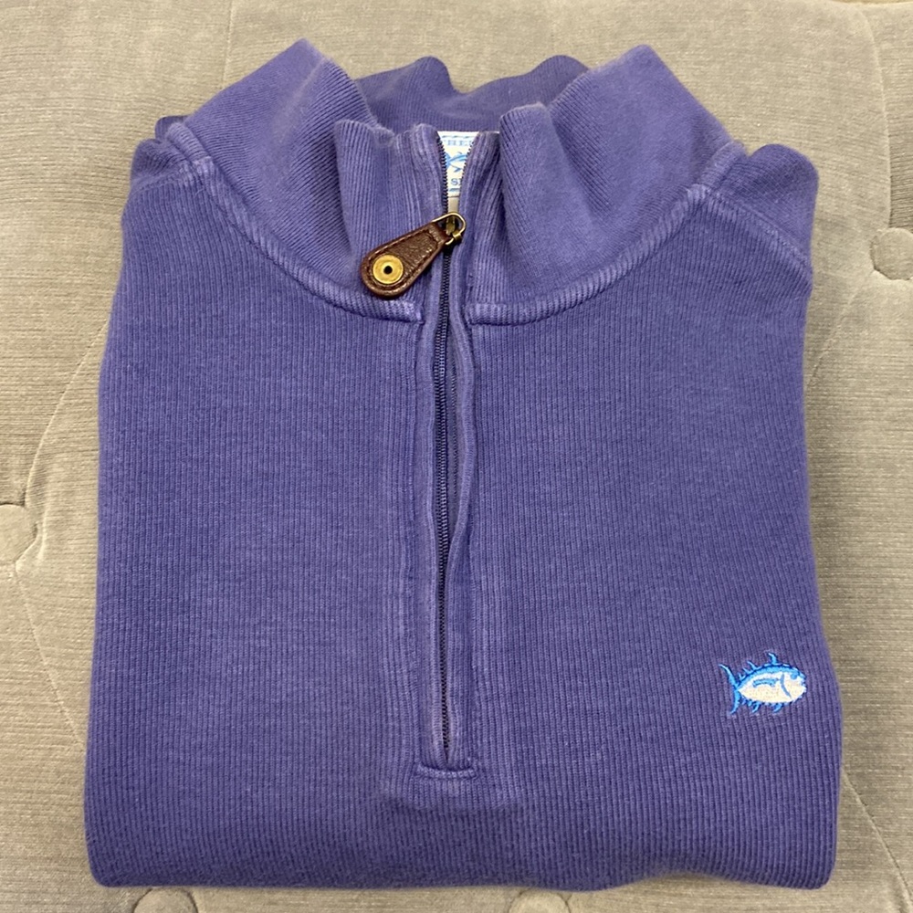 Southern Tide Medium 100% Cotton Ribbed Pullover